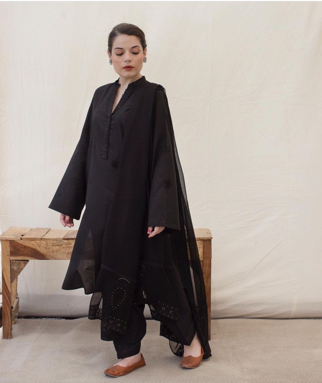Black | 3-Piece Stitched Suit