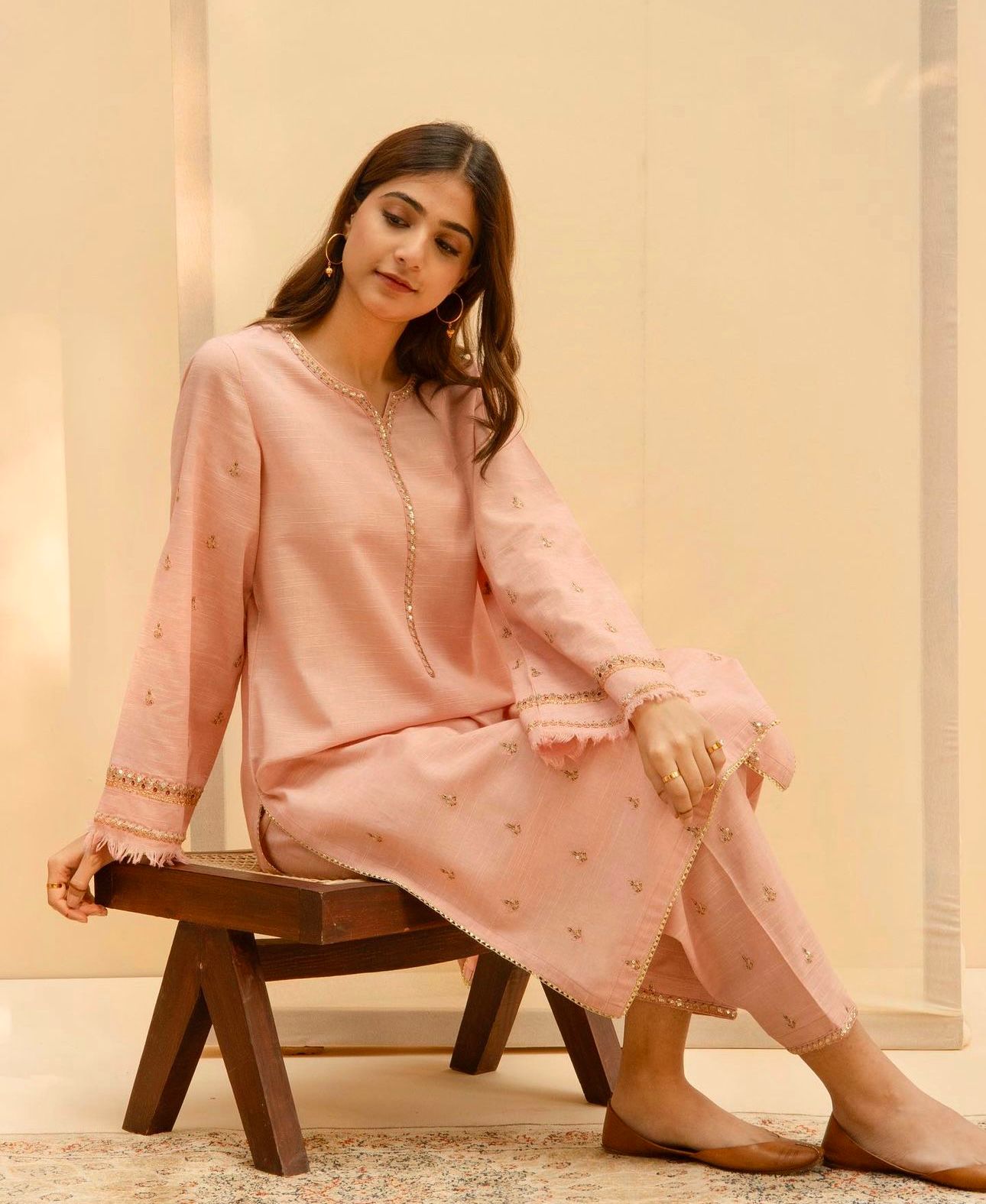 Peach Blossom | 2-Piece Stitched Suit