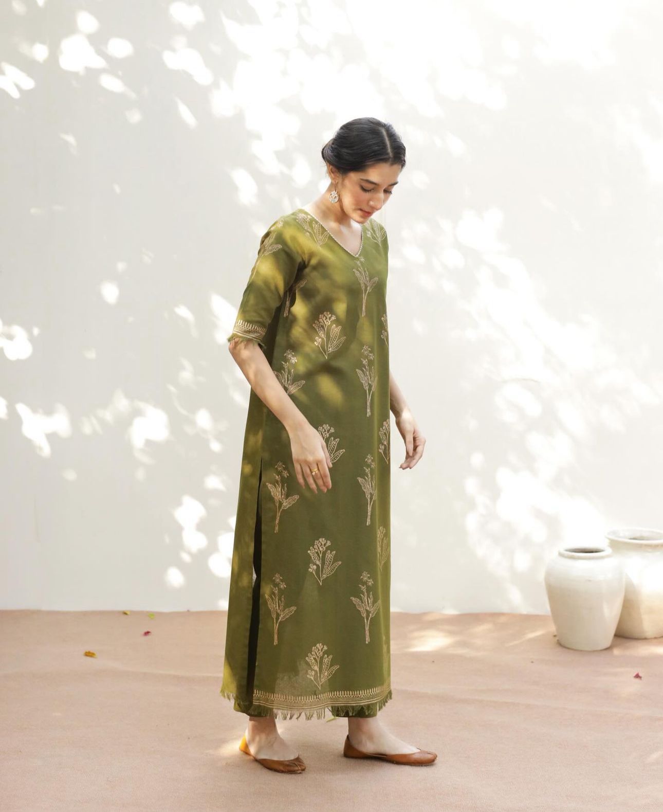 Mint Aura – 2-Piece Dhanak Suit
